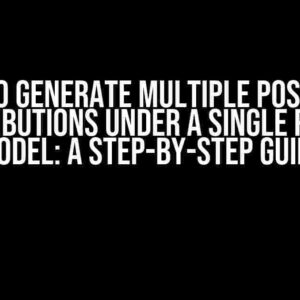 How to Generate Multiple Posterior Distributions under a Single PyMC3 Model: A Step-by-Step Guide