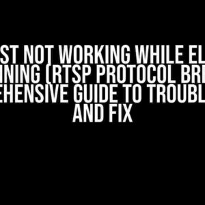 Miracast Not Working While Electron App Running (RTSP Protocol Breaks): A Comprehensive Guide to Troubleshoot and Fix