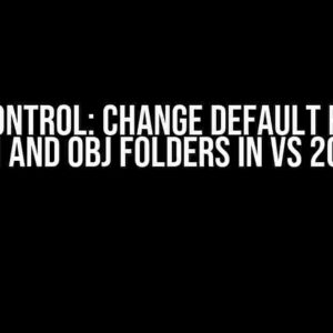 Take Control: Change default path of bin and obj folders in VS 2022