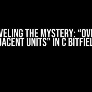 Unraveling the Mystery: “Overlap Adjacent Units” in C Bitfields